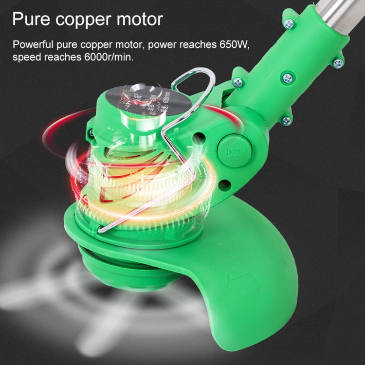 42V Portable Rechargeable Electric Lawn Mower Weeder, EU Plug, US Plug