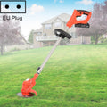 42V Portable Rechargeable Electric Lawn Mower Weeder, EU Plug, US Plug EU Plug Red