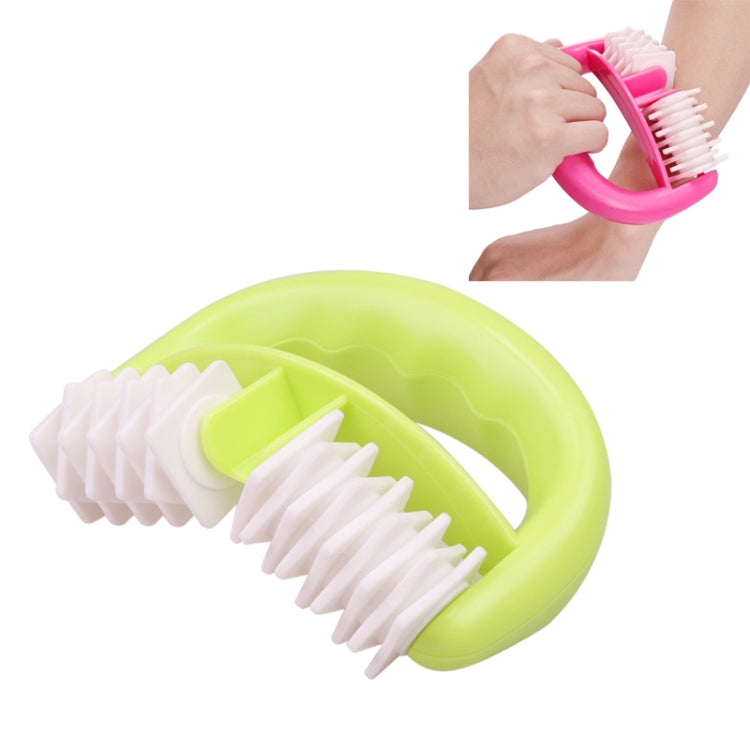 Body Mini Roller Meridian Massager – Durable Build, Easy to Use Green Piece