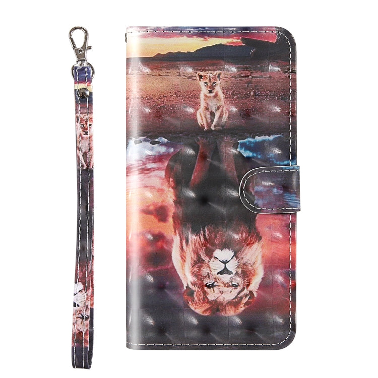 3D Painting Colored Drawing Pattern Horizontal Flip TPU + PU Leather Case with Holder & Card Slots & Wallet & Lanyard, For iPhone 12 mini, For iPhone 12 / 12 Pro, For iPhone 12 Pro Max