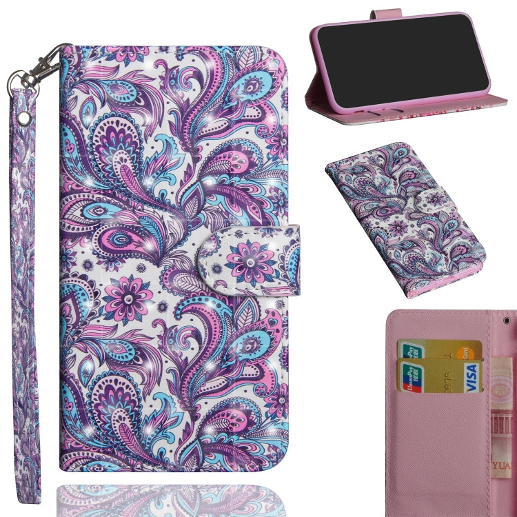 3D Painting Pattern Horizontal Flip TPU + PU Leather Case with Holder & Card Slots & Wallet – Card Slot, Flip, Leather, For Xiaomi Redmi 9A, For Xiaomi Redmi 9C For Xiaomi Redmi 9A Swirl Pattern