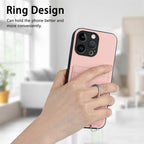 R20 Crossbody Rope Ring Card Holder Phone Case – Wear-resistant, Card Slot, TPU, For iPhone 15 Pro Max, For iPhone 15 Pro, For iPhone 15 Plus, For iPhone 15