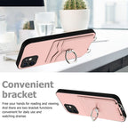 R20 Crossbody Rope Ring Card Holder Phone Case, For iPhone 12 mini, For iPhone 11 Pro Max, For iPhone 11, For iPhone 11 Pro