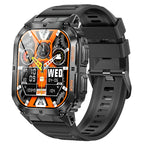 K61 Smart Watch – 1.96" Screen, Blood Pressure Monitoring, Heart Rate Monitoring Black
