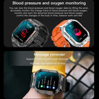 K61 Smart Watch – 1.96" Screen, Blood Pressure Monitoring, Heart Rate Monitoring