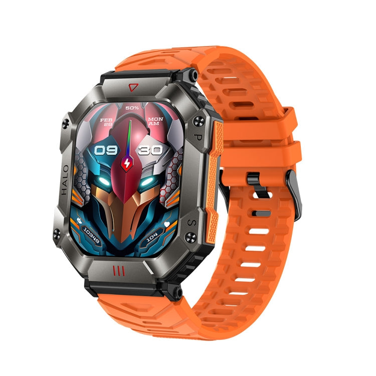 KR80 Smart Watch – 2.0" Screen, IP67 Waterproof, Blood Pressure Monitoring