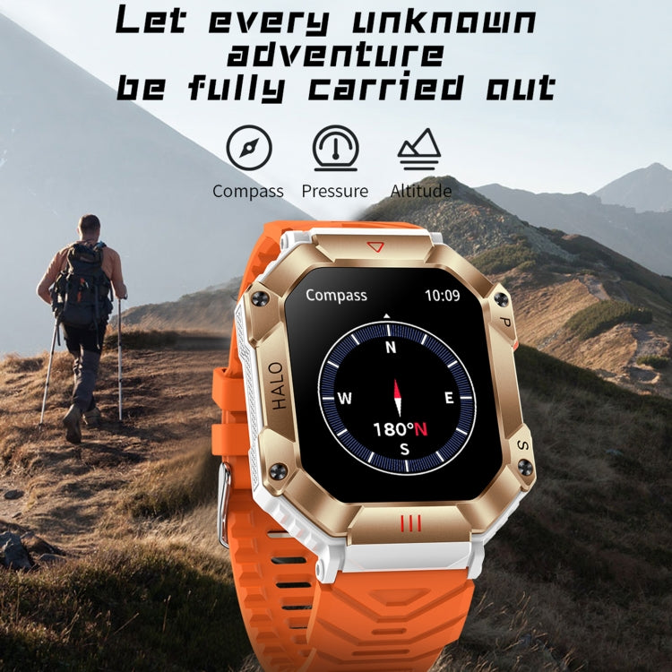 KR80 Smart Watch – 2.0" Screen, IP67 Waterproof, Blood Pressure Monitoring