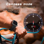 KR80 Smart Watch – 2.0" Screen, IP67 Waterproof, Blood Pressure Monitoring