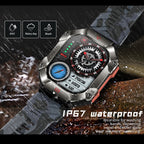 KR80 Smart Watch – 2.0" Screen, IP67 Waterproof, Blood Pressure Monitoring