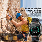 KR80 Smart Watch – 2.0" Screen, IP67 Waterproof, Blood Pressure Monitoring