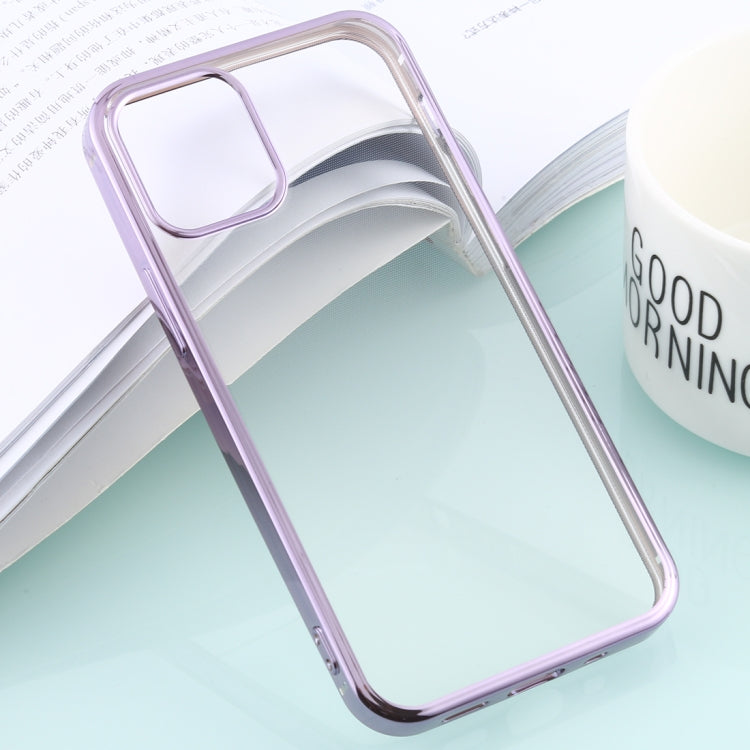 Ultra-thin Plating TPU Protective Soft Case, For iPhone 12 Pro Max, For... For iPhone 12 12 Pro Purple