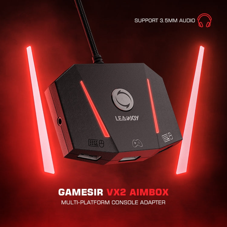 Keyboard & Mouse Converter – GameSir LeadJoy VX2 AimBox Game Console Keyboard Mouse Converter for...