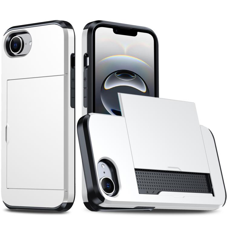 Shockproof Armor Phone Case with Card Slot – Shockproof, Card Slot, TPU, For iPhone 17 Pro, For iPhone 17