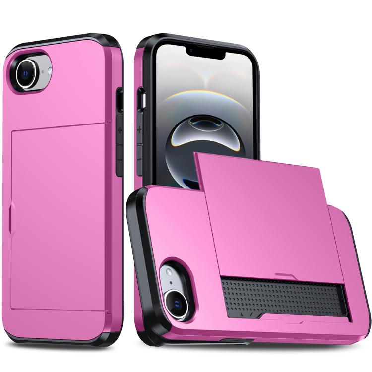 Shockproof Armor Phone Case with Card Slot – Shockproof, Card Slot, TPU, For iPhone 17 Pro, For iPhone 17