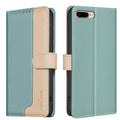 Color Matching RFID Anti-theft Leather Phone Case, For iPhone SE 2022 / SE 2020 / 8 / 7, For iPhone 13 Pro Max, For iPhone 13 Pro, For iPhone 12 Pro / 12 For iPhone SE 2022 SE 2020 8 7 Green