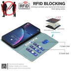 Color Matching RFID Anti-theft Leather Phone Case, For iPhone SE 2022 / SE 2020 / 8 / 7, For iPhone 13 Pro Max, For iPhone 13 Pro, For iPhone 12 Pro / 12