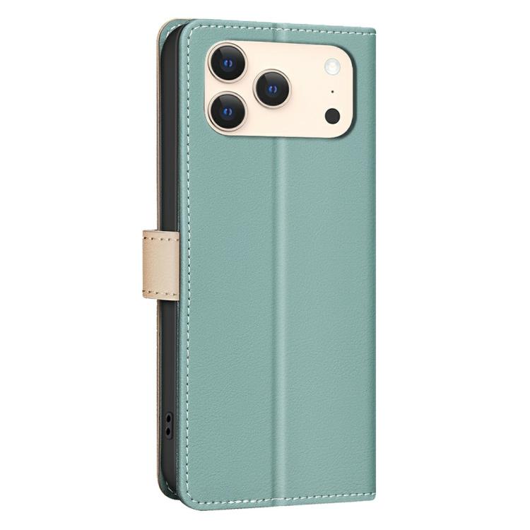 Color Matching RFID Anti-theft Leather Phone Case, For iPhone 18 Pro/17 Pro, For iPhone 18 Pro Max/17 Pro Max, For iPhone 17e / 16e, For iPhone 17