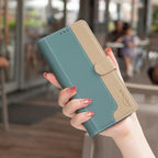 Color Matching RFID Anti-theft Leather Phone Case, For iPhone 18 Pro/17 Pro, For iPhone 18 Pro Max/17 Pro Max, For iPhone 17e / 16e, For iPhone 17