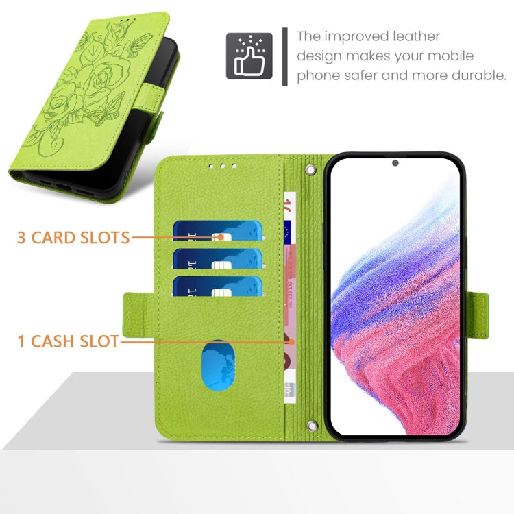 Embossed Rose RFID Anti-theft Leather Phone Case, For iPhone XR, For iPhone XS Max, For iPhone 8 Plus / 7 Plus