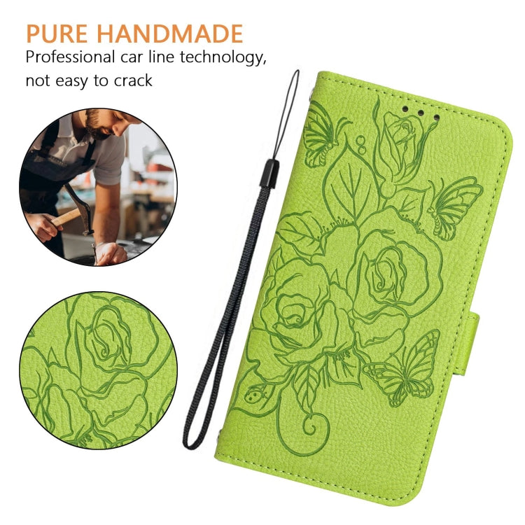 Embossed Rose RFID Anti-theft Leather Phone Case, For iPhone XR, For iPhone XS Max, For iPhone 8 Plus / 7 Plus