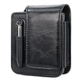 VIETAO Retro Thinking Series PU Shockproof Phone Bag, Without Pen, For Samsung Galaxy Z Flip 3 / 4 / 5 / 6, For Samsung Galaxy Z Fold 3 / 4 / 5 / 6 For Samsung Galaxy Z Flip 3 4 5 6 Black