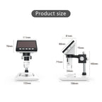 0-40mm 1080P 4.3 inch LCD Screen Mobile Phone Repair Industry HD Electron Didital Microscope