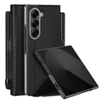 DUX DUCIS Bril Series PU + TPU Phone Case with Pen Slot, For Samsung Galaxy Z Fold7 5G For Samsung Galaxy Z Fold7 5G Black