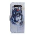 Coloured Drawing Horizontal Flip Leather Case, with Holder & Card Slots & Wallet – Card Slot, Flip, Leather, For LG K51S, For LG K61
