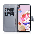 Coloured Drawing Horizontal Flip Leather Case, with Holder & Card Slots & Wallet – Card Slot, Flip, Leather, For LG K51S, For LG K61