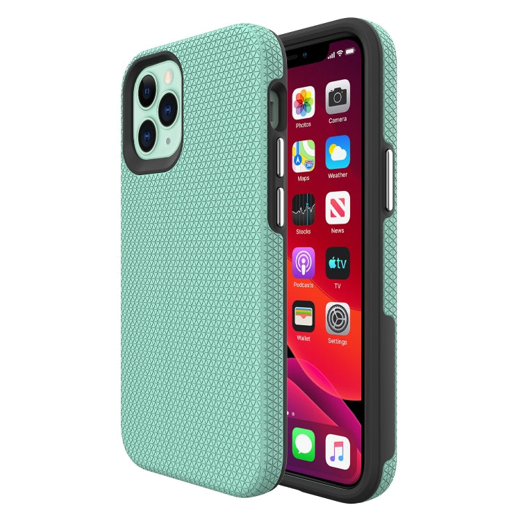 Triangle Armor Texture TPU + PC Case, For iPhone 12 Pro Max, For iPhone... For iPhone 12 mini Mint Green