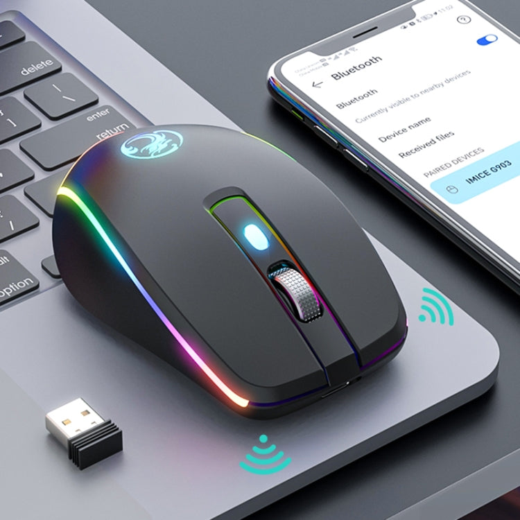 iMICE G903 Bluetooth Dual Mode 6-key Silent Wireless Gaming Mouse – Magnetic, Bluetooth