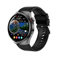 LEMFO LF38 1.6 inch IPS Screen Silicone Strap Smart Watch Supports Blood Oxygen Monitoring Black