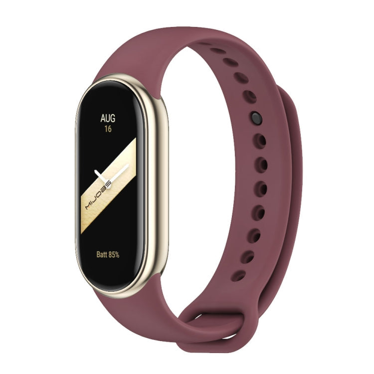 Watch Band – Silicone (Xiaomi Smart Band 9) For Xiaomi Smart Band 9 8 Wine Red