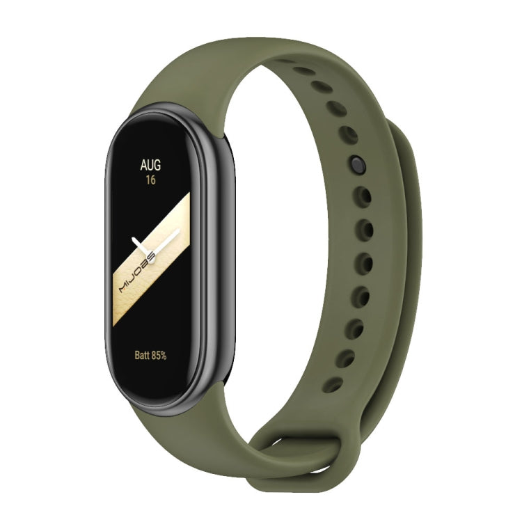 Watch Band – Silicone (Xiaomi Smart Band 9) For Xiaomi Smart Band 9 8 Army Green