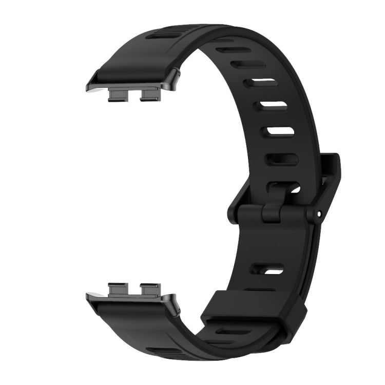 Flat Hole Breathable TPU Watch Band, For Honor Band 10 / 9