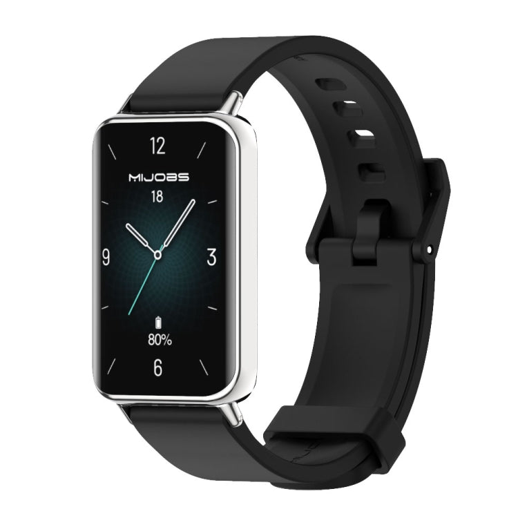 Watch Band – Silicone (Honor Band 10) For Honor Band 10 9 Black Silver