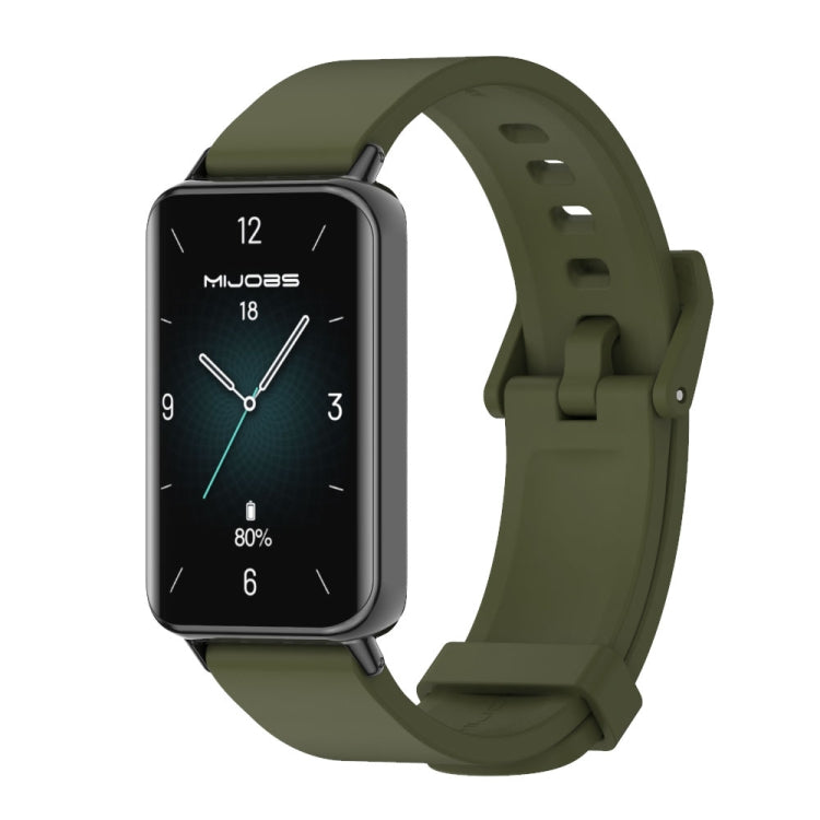 Watch Band – Silicone (Honor Band 10) For Honor Band 10 9 Army Green Black