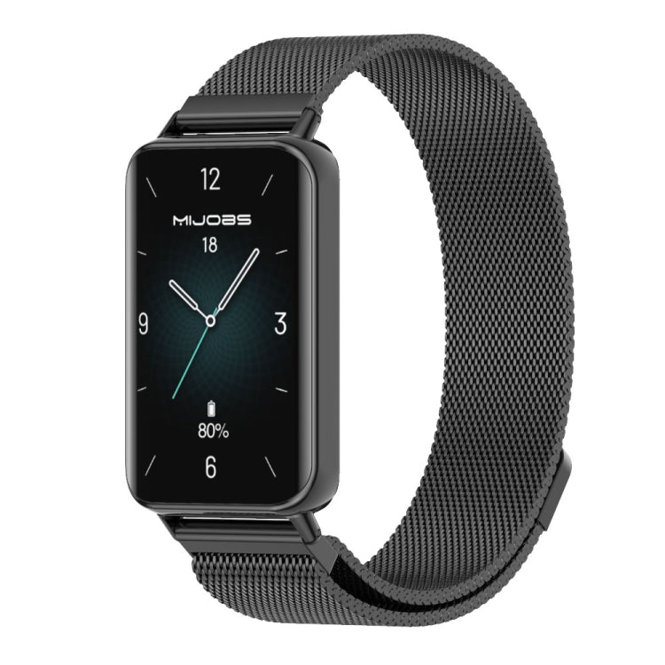 Watch Band – Magnetic, Stainless Steel (Honor Band 10) For Honor Band 10 9 Black