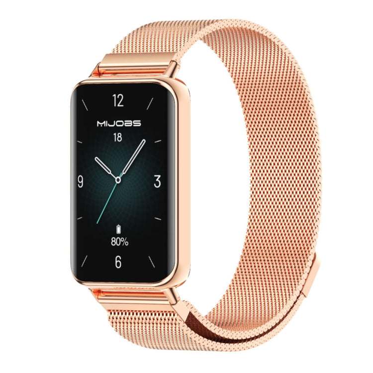 Watch Band – Magnetic, Stainless Steel (Honor Band 10) For Honor Band 10 9 Rose Gold