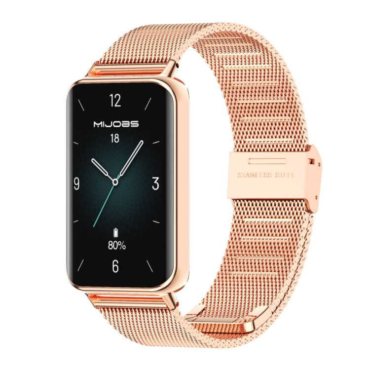 Watch Band – Stainless Steel (Honor Band 10) For Honor Band 10 9 Rose Gold