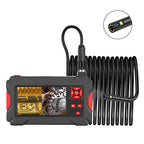 P30 8mm 1080P IP68 Waterproof 4.3 inch Screen Dual Camera Digital Endoscope, 2m Hard Cable, 5m Hard Cable, 10m Hard Cable 2m Hard Cable