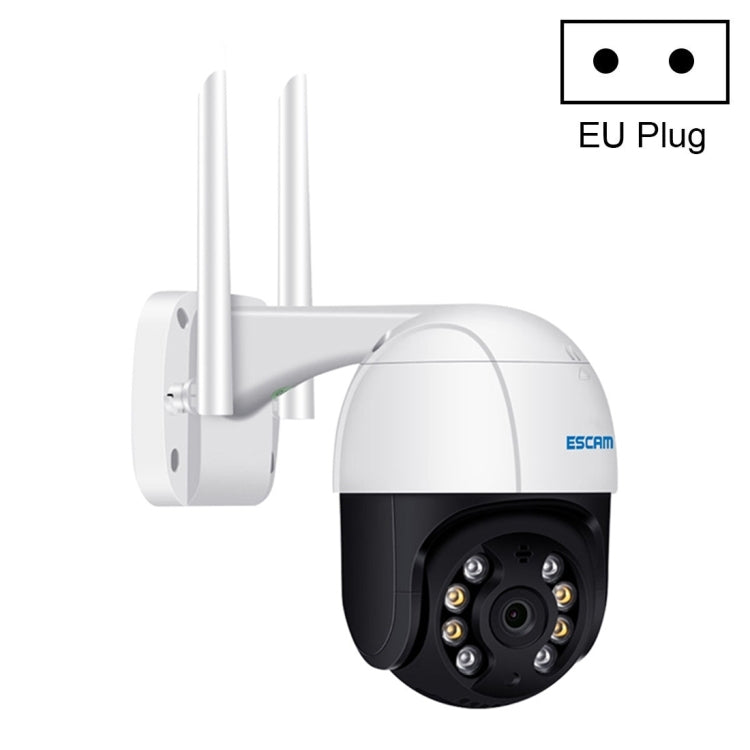 ESCAM QF518 5MP Smart WiFi IP Camera, Support AI Humanoid Detection / Auto Tracking / Dual Light Night Vision / Cloud Storage / Two Way Audio / TF Card, EU Plug, US Plug, UK Plug, AU Plug – Waterproof EU Plug