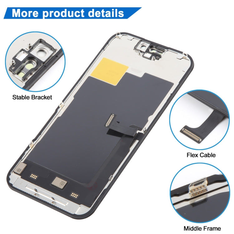 YK OLED LCD Screen, Remove IC Need Professional Repair – Durable Build, Easy to Use, For iPhone 15 Pro(Incell), For iPhone 14 Pro(Incell)