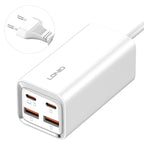 LDNIO A4610C PD65W Dual USB-C / Type-C + Dual USB Fast Charger, Cable Length: 1.5m, EU Plug·, A4610C (UK Plug), US Plug – TPU