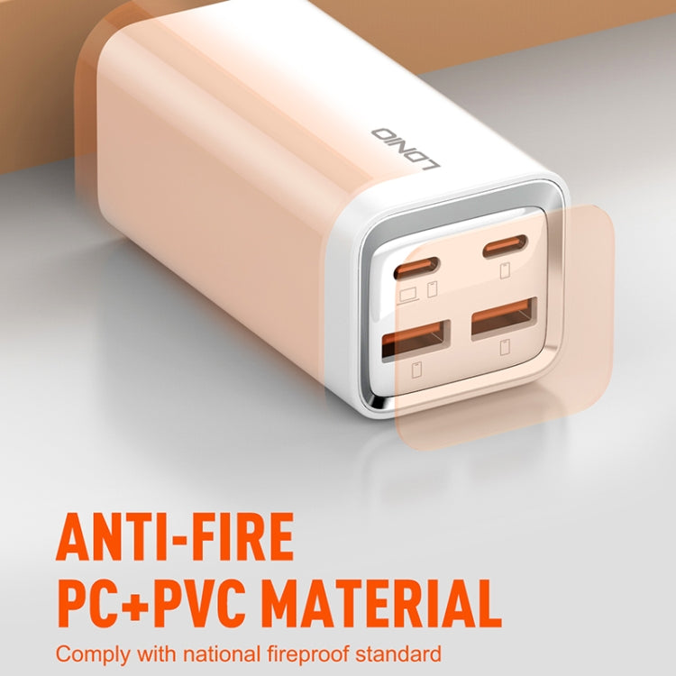 LDNIO A4610C PD65W Dual USB-C / Type-C + Dual USB Fast Charger, Cable Length: 1.5m, EU Plug·, A4610C (UK Plug), US Plug – TPU