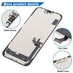 ZY incell HD 1:1 LCD Screen, Remove IC Need Professional Repair – Durable Build, Easy to Use, For iPhone 14 Plus(Incell), For iPhone 14 Pro Max(Incell), For iPhone 13 Pro(Incell), For iPhone 12 / 12 Pro(Incell)