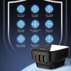 LDNIO Q334 32W Type-C + Dual USB Port Charger with 1m USB-C / Type-C to USB-C / Type-C Data Cable, EU Plug, UK Plug, US Plug