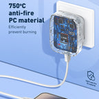 LDNIO Q334 32W Type-C + Dual USB Port Charger with 1m USB-C / Type-C to USB-C / Type-C Data Cable, EU Plug, UK Plug, US Plug