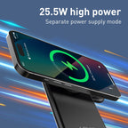 LDNIO WL02 25.5W 5 in 1 MagSafe Wireless Charger with 30cm Type-C Cable