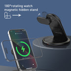 LDNIO WL02 25.5W 5 in 1 MagSafe Wireless Charger with 30cm Type-C Cable